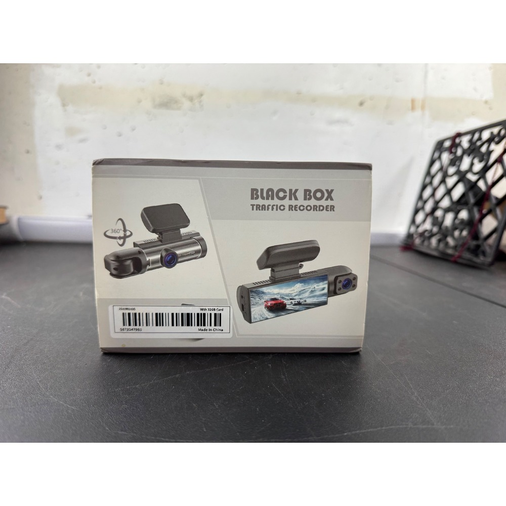 Black Box A9 Traffic Recorder Dash Cam 3.16in HD Display 1080P 32GB Card